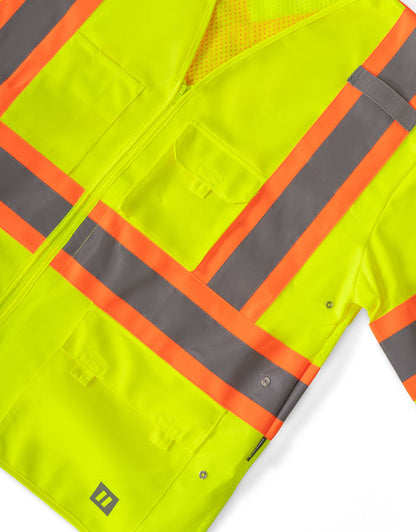 Forcefield Hybrid Traffic Vest Safety Shirt
