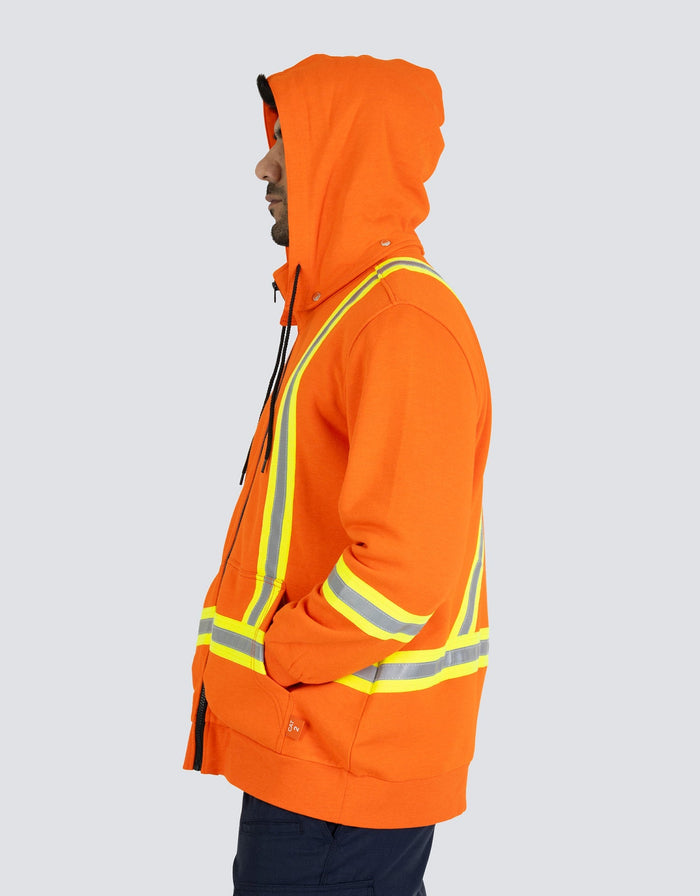 Forcefield Inherent Flame-Resistant 12oz Fleece Hoodie with Detachable Hood