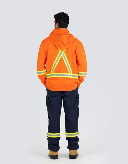 Forcefield Inherent Flame-Resistant 12oz Fleece Hoodie with Detachable Hood