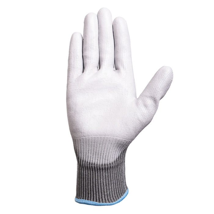 Forcefield Level 5 Cut Resistant Gloves, HPPE, Polyurethane Palm Coated