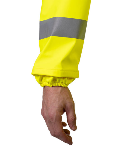 Forcefield Lightweight Fire Resistant (FR) Hi-Vis Safety Rain Jacket