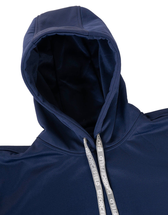 Forcefield Premium Polyester Fleece Pullover Hoodie with Double-Lined Hood