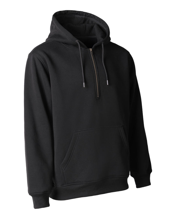 Forcefield Pullover Cotton Blend Fleece Half-Zip Hoodie