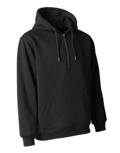 Forcefield Pullover Cotton Blend Fleece Half-Zip Hoodie