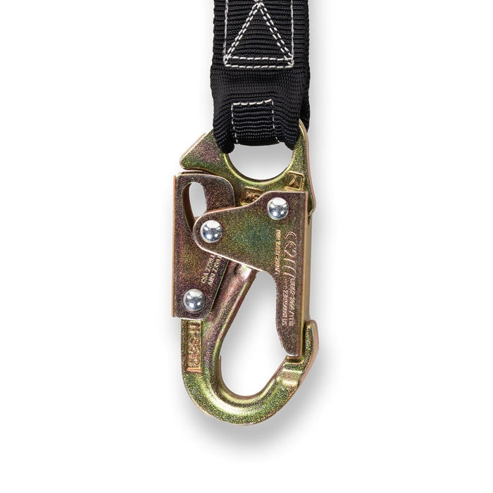 Forcefield Shock Absorbing Lanyard with 2 Snap Hooks