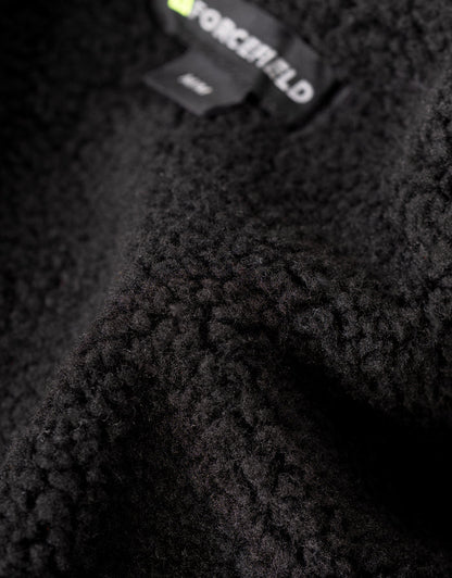 Forcefield Winter Lined Black Cotton Canvas Coverall
