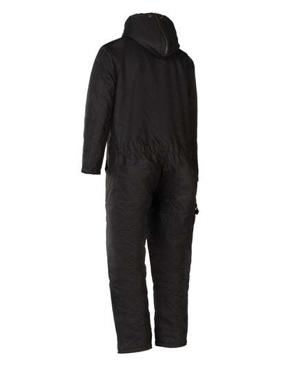 Forcefield Winter Lined Black Cotton Canvas Coverall