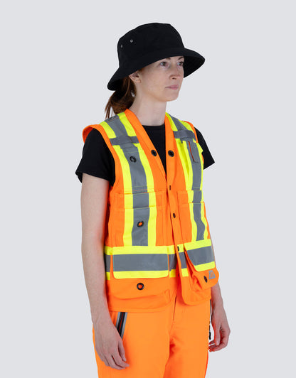 Forcefield Women's Hi Vis Safety Surveyor's Vest