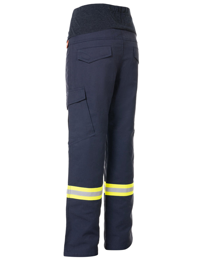 Forcefield Women's Inherent Flame-Resistant 6oz Maternity Low Panel Cargo Work Pant