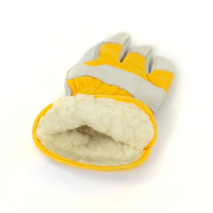 Forcefield "Workaholic" Pile Lined Grain Leather Work Glove