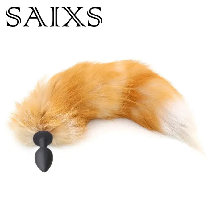 Fox Tails Anal Plug Silicone Anal Sex Toys Butt plug Sex Games Role play Cosplay Toys plug Drop Shipping
