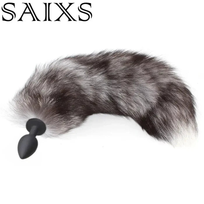 Fox Tails Anal Plug Silicone Anal Sex Toys Butt plug Sex Games Role play Cosplay Toys plug Drop Shipping