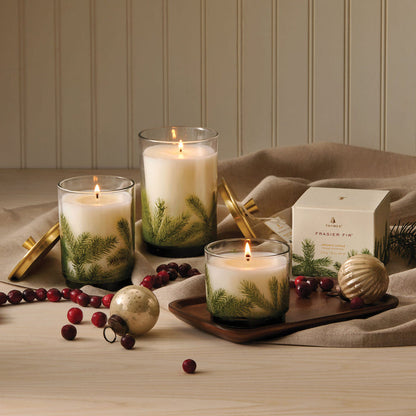 Frasier Fir Large Pine Needle Luminary - 16oz