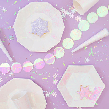 Frosted Snowflake Cups