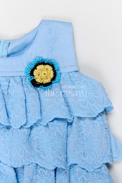 The Nesavu Girls Co-Ord Sets Girls Beautiful Georgette Embroidered Co-ord Set for Party Wear and Festive Style Nesavu Nesavu girls georgette embroidered co-ord set for parties festive wear and stylish kids fashion