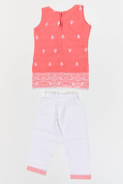 The Nesavu Girls Churidar Sets Girls Churidar Set for Festivals and Traditional Celebrations Nesavu Nesavu girls cotton churidar set for festivals and traditional celebrations with embroidered kurti