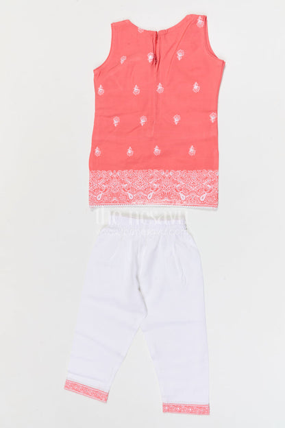 The Nesavu Girls Churidar Sets Girls Churidar Set for Festivals and Traditional Celebrations Nesavu Nesavu girls cotton churidar set for festivals and traditional celebrations with embroidered kurti
