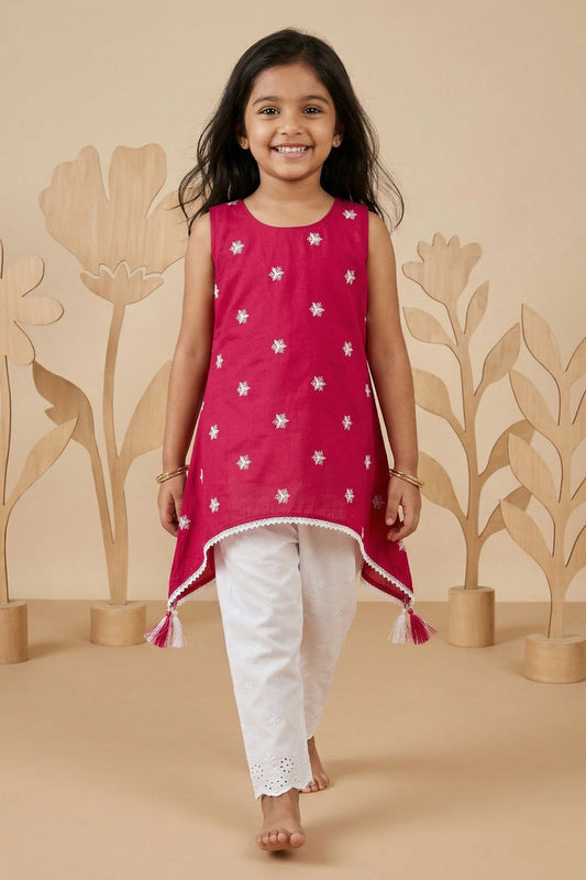 Girls Churidar Set for Festive Occasions and Traditional Wear