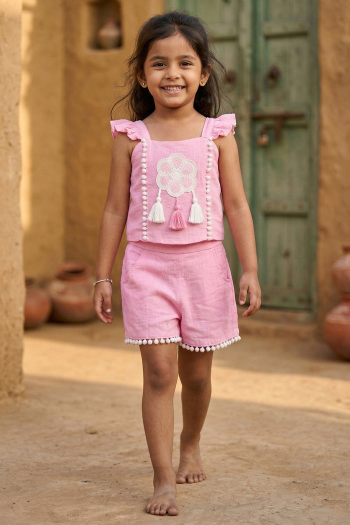 Girls Co Ord Set for Playdates and Comfortable Summer Wear