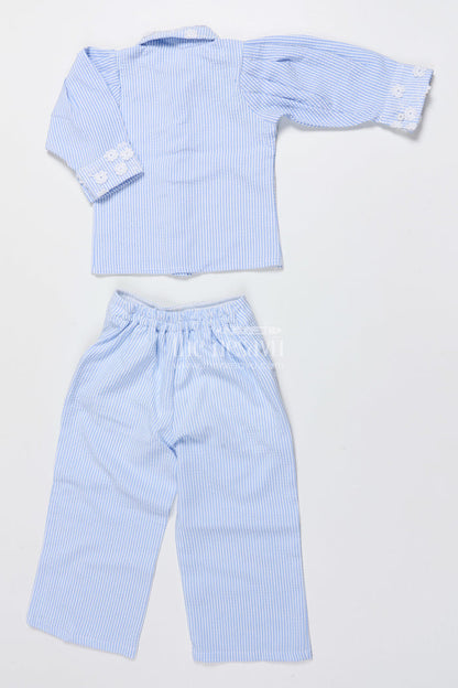 The Nesavu Girls Co-Ord Sets Girls Co-Ord Set with Floral Details for Festive School Days Nesavu Nesavu girls cotton blend co-ord set floral embroidery festive school functions