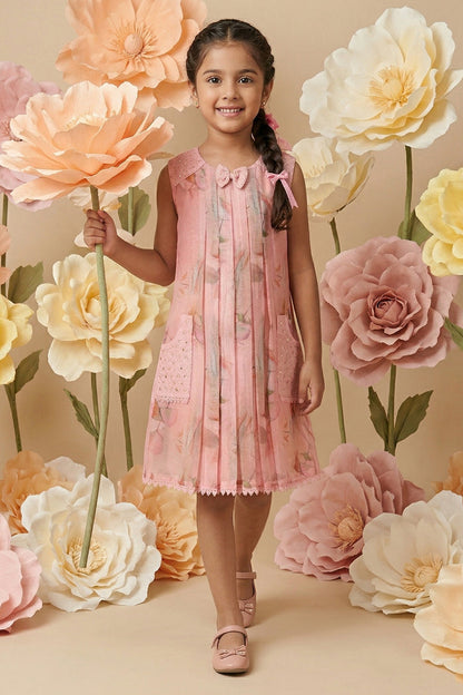 Girls Cotton Dress for Daily Wear and Playful Outings