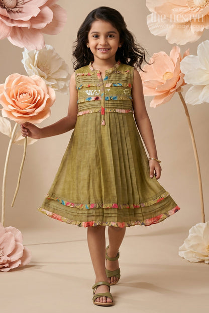 Girls Cotton Frock for Birthday Outings and Everyday Twirling