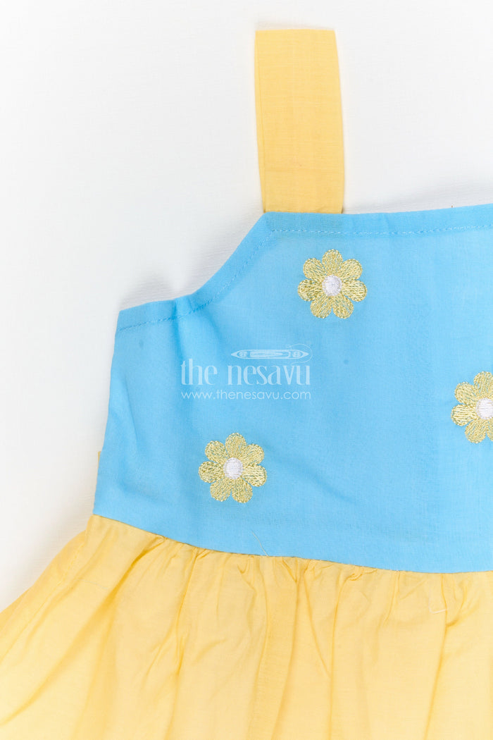 The Nesavu Girls Cotton Frock Girls Cotton Frock for Birthday Parties and Festive Celebrations Nesavu Nesavu girls cotton frock for birthday parties festive celebrations and special occasion twirl dresses