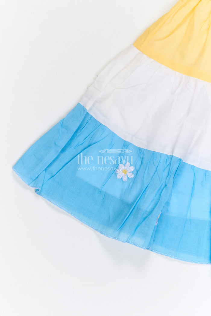 The Nesavu Girls Cotton Frock Girls Cotton Frock for Birthday Parties and Festive Celebrations Nesavu Nesavu girls cotton frock for birthday parties festive celebrations and special occasion twirl dresses