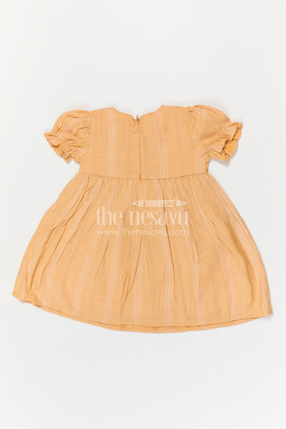 The Nesavu Girls Cotton Frock Girls Cotton Frock for Playful Outings and Casual Everyday Wear Nesavu Nesavu Girls Cotton Embroidered Frock For Playful Outings And Everyday Comfort