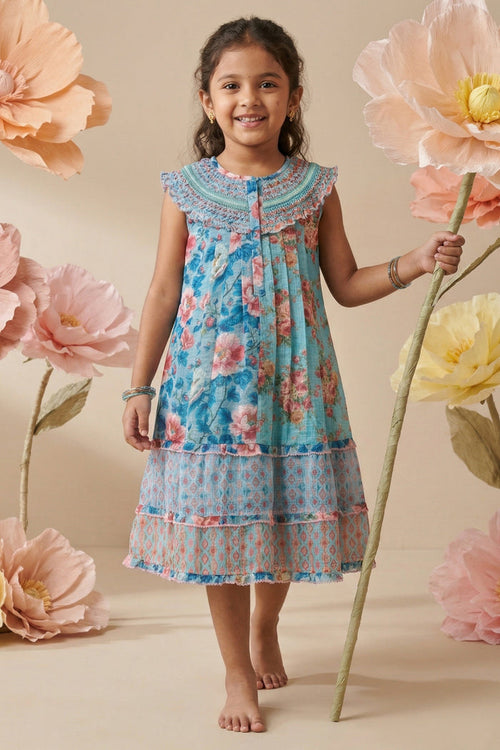 Girls Cotton Frock for Summer Outings and Casual Wear