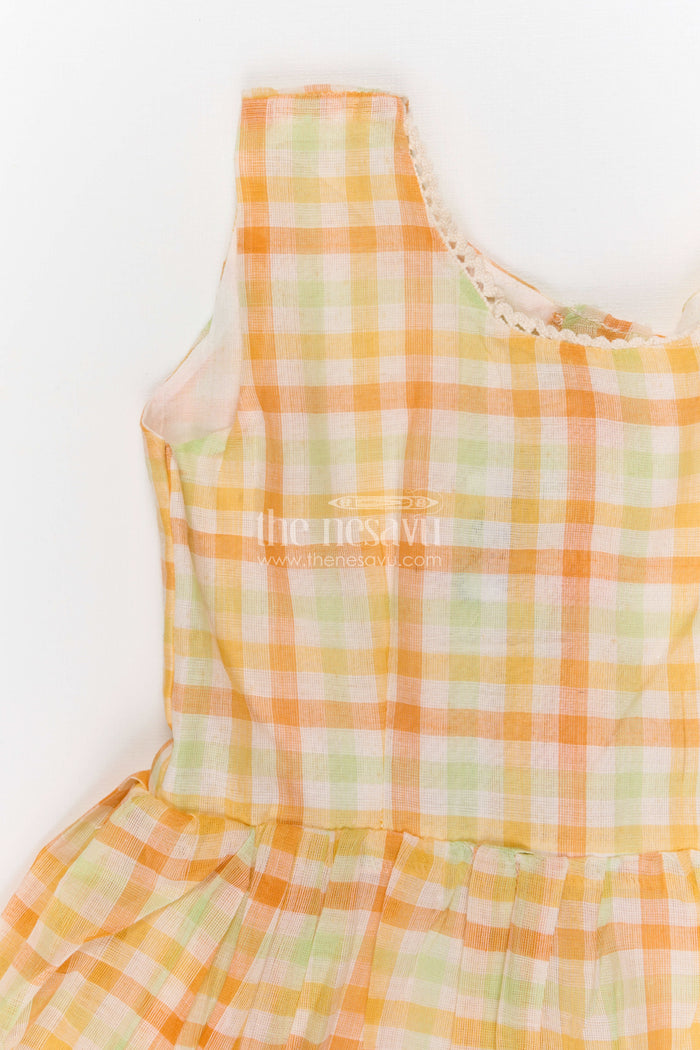 The Nesavu Girls Cotton Frock Girls Cotton Frock for Summer Outings and Holidays Nesavu Nesavu Girls Cotton Frock For Summer Outings Holidays And Everyday Casual Wear