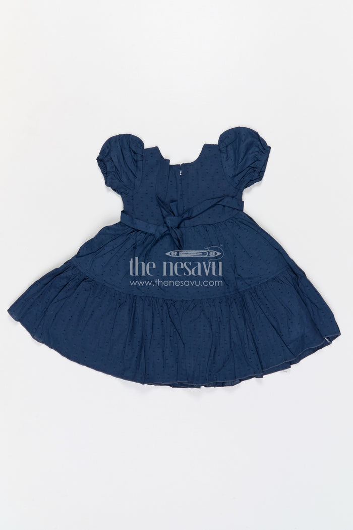 The Nesavu Girls Cotton Frock Girls Cotton Party Frock for Birthdays and Special Celebrations Nesavu Nesavu girls cotton dobby frock for birthday parties festive celebrations and special occasions