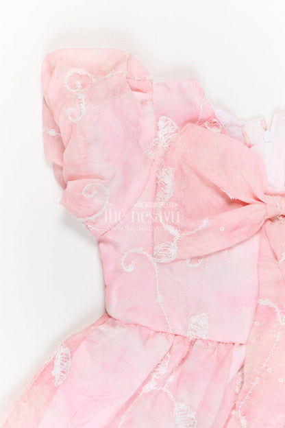 The Nesavu Girls Cotton Frock Girls Embroidered Party Frock for Birthdays and Special Celebrations Nesavu Nesavu girls embroidered party frock for birthdays festive celebrations and special occasion wear