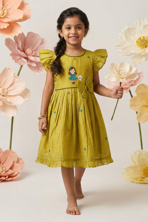 Girls Ethnic Frock for Celebrations and Traditional Occasions
