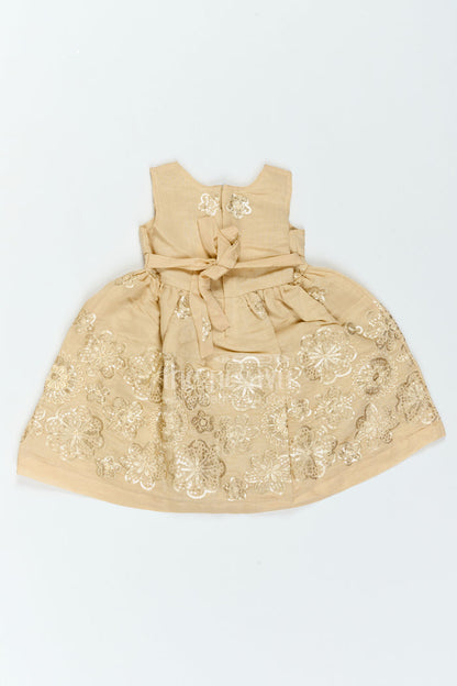 Girls Festive Brocade Frock for Receptions Family Events and Party Days