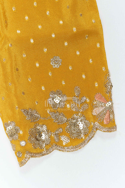 The Nesavu Girls Co-Ord Sets Girls Festive Co Ord Set for Celebrations and Cultural Events Nesavu Nesavu Girls Viscose Co Ord Set For Festive Celebrations Cultural Events Birthdays And Family Functions