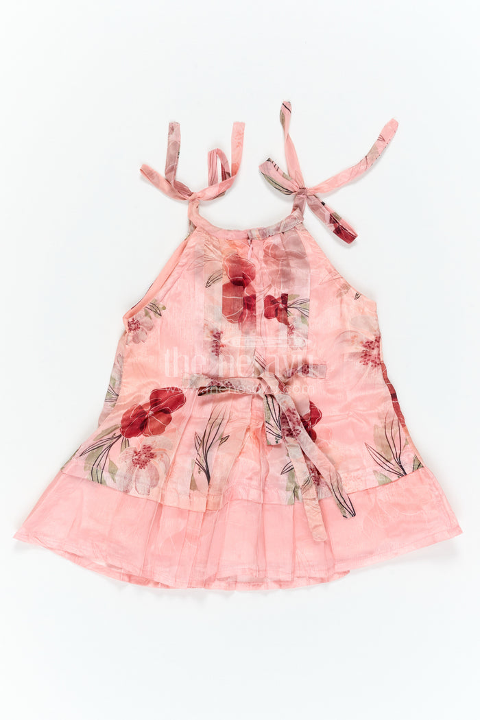 The Nesavu Girls Cotton Frock Girls Frock for Birthday and Cute Photoshoot Nesavu Nesavu Girls Georgette Frock With Digital Print For Birthday And Festive Photoshoots Outfit