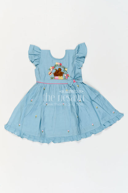 Girls Frock for Birthday Celebrations and Festive Outings