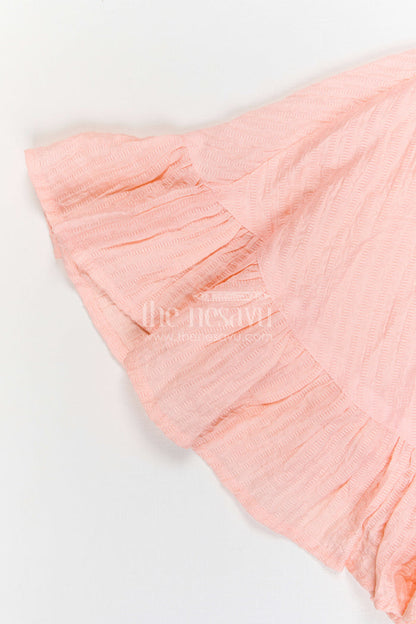 The Nesavu Girls Cotton Frock Girls Frock for Casual Celebrations and Family Outings Nesavu Nesavu Girls Cotton Blend Frock For Casual Celebrations And Comfortable Festive Outings