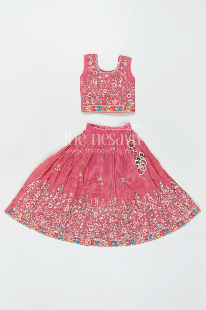 Girls Lehenga Choli for Birthday Parties and Festive Gatherings