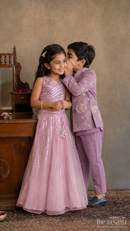 Girls Lehenga Choli for Temple Visits and Festive Celebrations