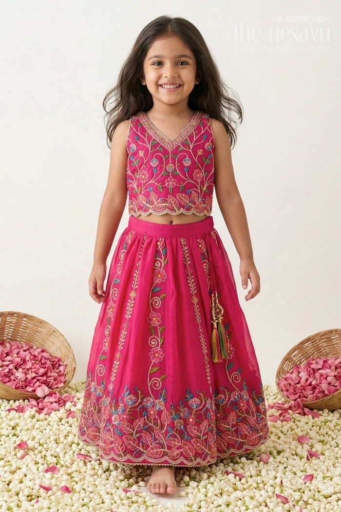Girls Lehenga Choli for Wedding Celebrations and Festive Occasions
