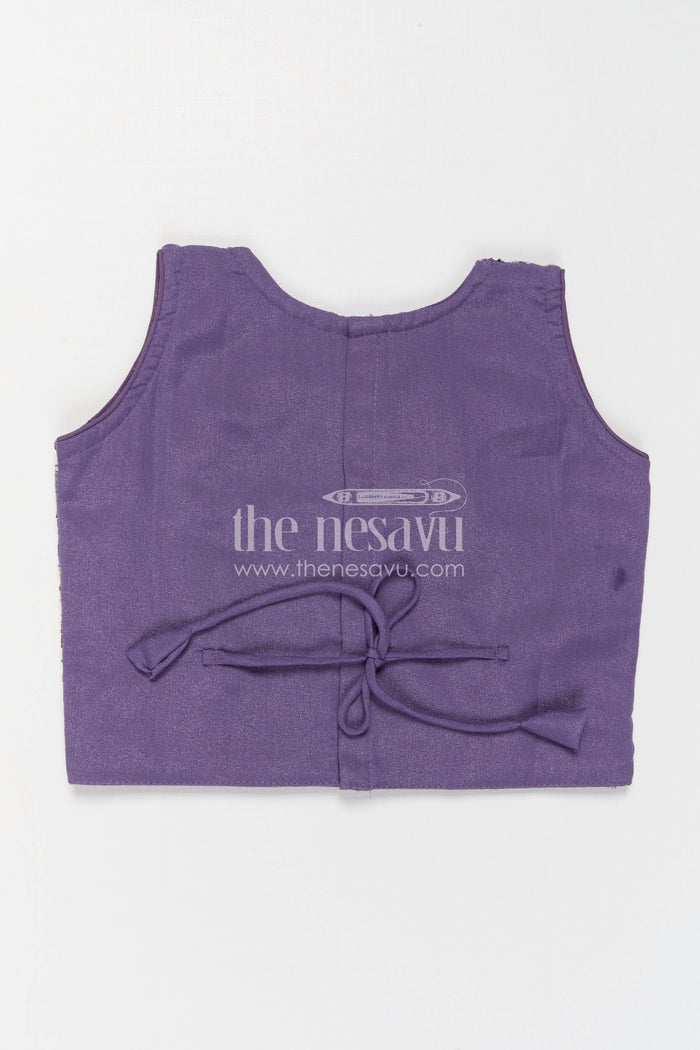 The Nesavu Girls Lehenga Choli Girls Lehenga Choli for Weddings and Festive Celebrationals Nesavu Nesavu Girls Lehenga Choli For Weddings And Festive Occasions With Georgette Fabric And Embroidered Yoke