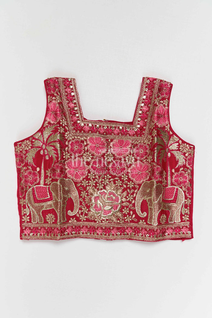 Girls Lehenga Choli for Weddings and Sangeeth Events