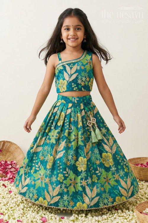 Girls Lehenga Set for Cultural Celebrations and Festive Family Events