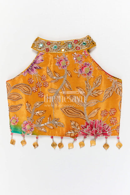 Girls Lehenga Set for Festive Celebrations and Traditional Family Occasions