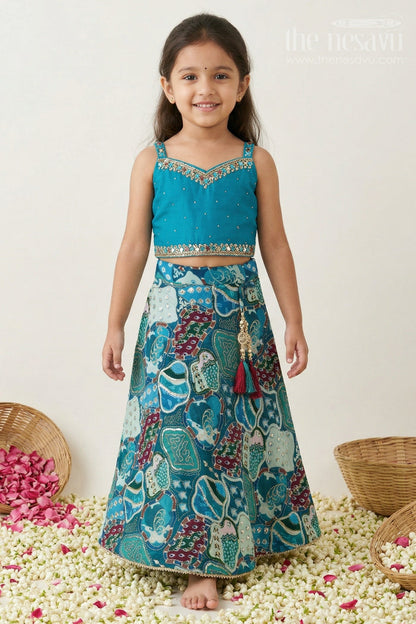 Girls Lehenga Set for Festive Celebrations and Wedding Functions