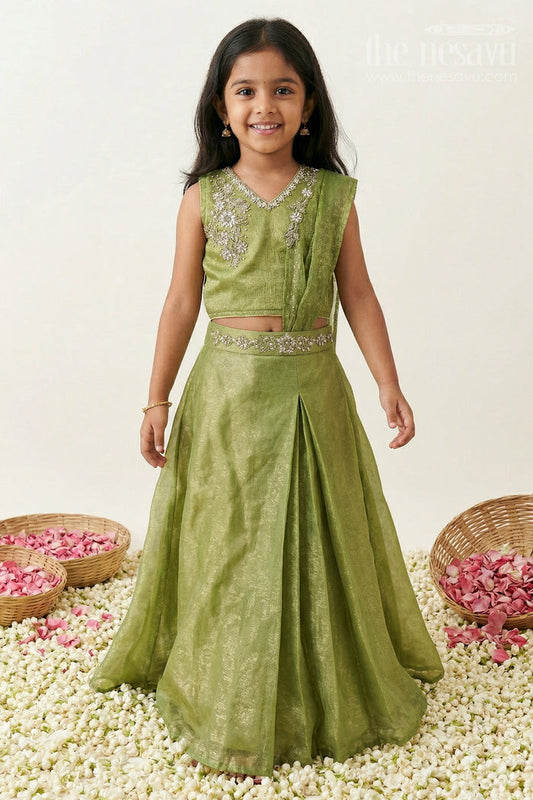 Girls Lehenga Set for Festive Celebrations and Weddings