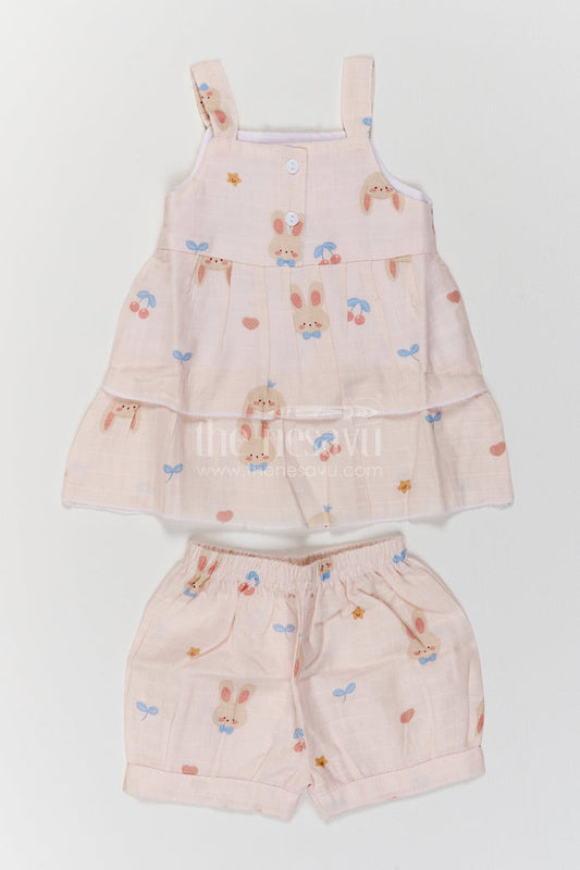 Girls Muslin Co Ord Set for Holidays Playdates and Relaxed Family Outings