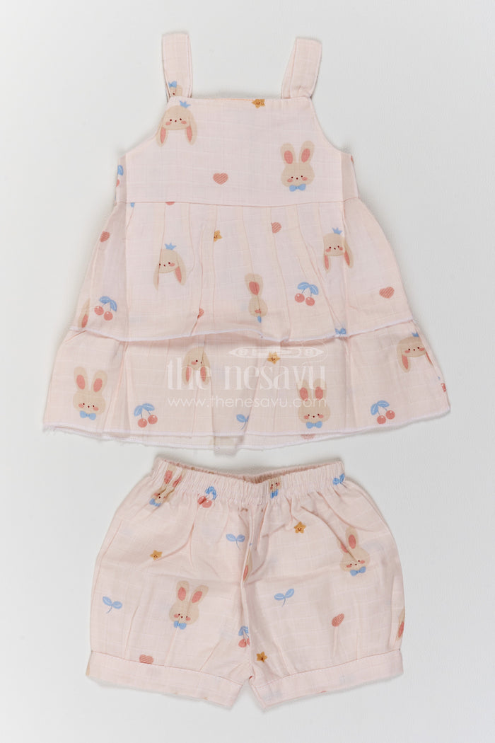 Girls Muslin Co Ord Set for Holidays Playdates and Relaxed Family Outings